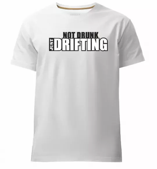 Мужская премиум футболка DRIFTING Белый фото