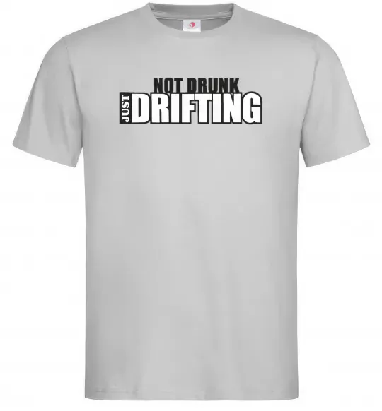 Чоловіча футболка DRIFTING Сірий фото