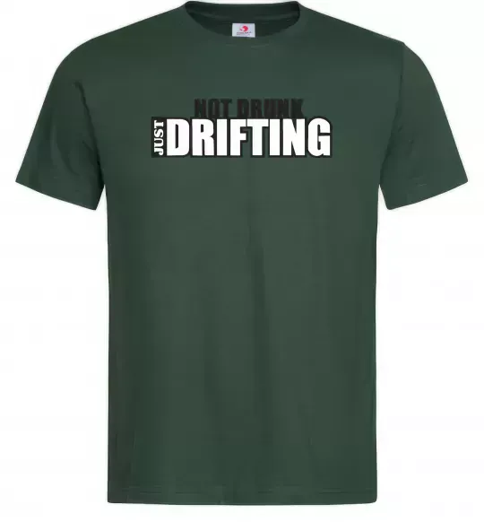 Чоловіча футболка DRIFTING Темно-зелений фото