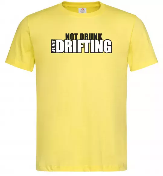 Чоловіча футболка DRIFTING Лимонний фото