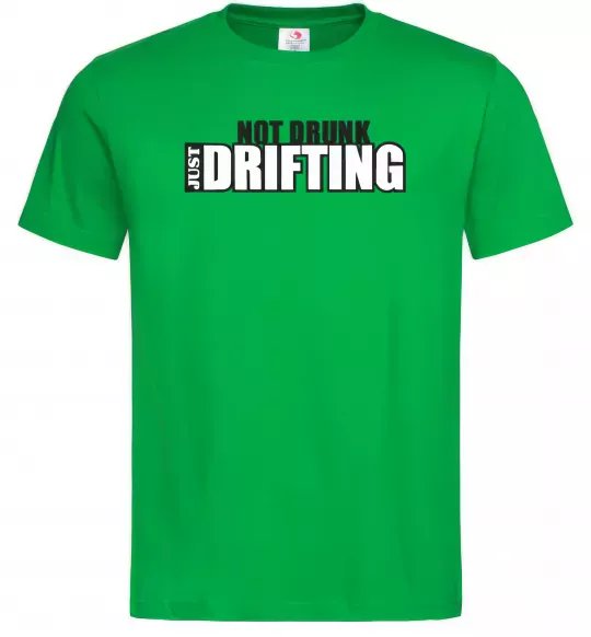 Чоловіча футболка DRIFTING Зелений фото