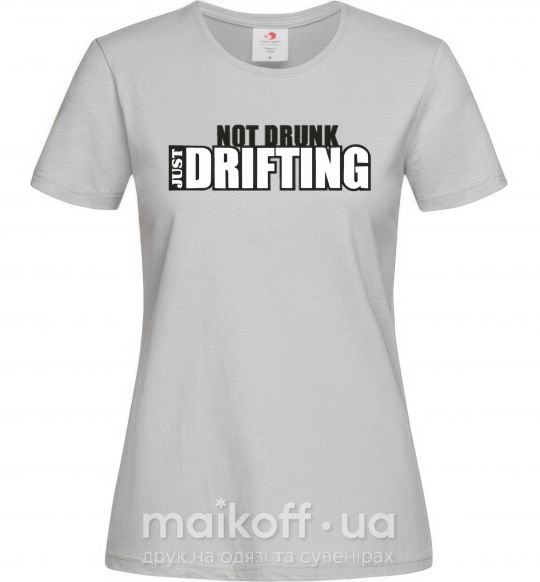 Жіноча футболка DRIFTING Сірий фото
