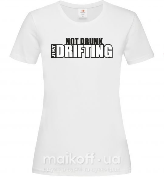 Женская футболка DRIFTING Белый фото