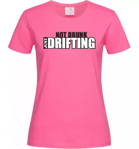 Жіноча футболка DRIFTING Яскраво-рожевий фото