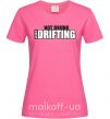 Жіноча футболка DRIFTING Яскраво-рожевий фото
