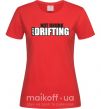 Женская футболка DRIFTING Красный фото