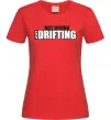 Жіноча футболка DRIFTING Червоний фото