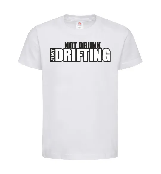 Дитяча футболка DRIFTING Білий фото