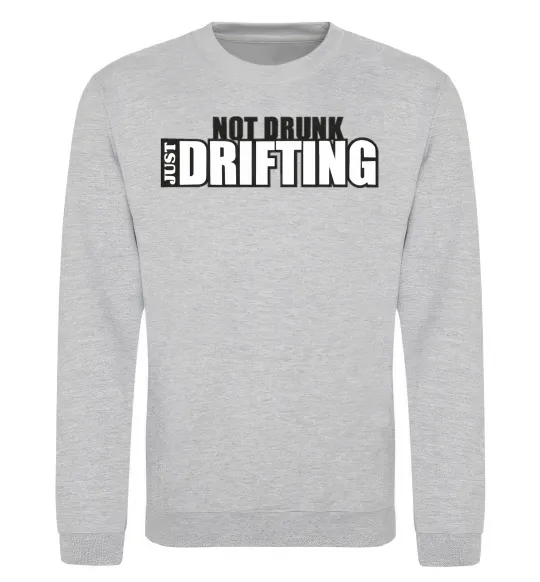 Свитшот DRIFTING Серый меланж фото