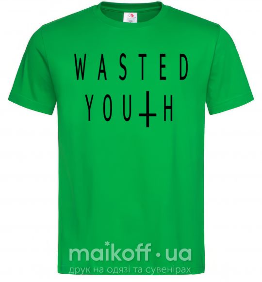 Чоловіча футболка Wasted Зелений фото