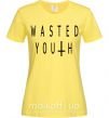 Жіноча футболка Wasted Лимонний фото