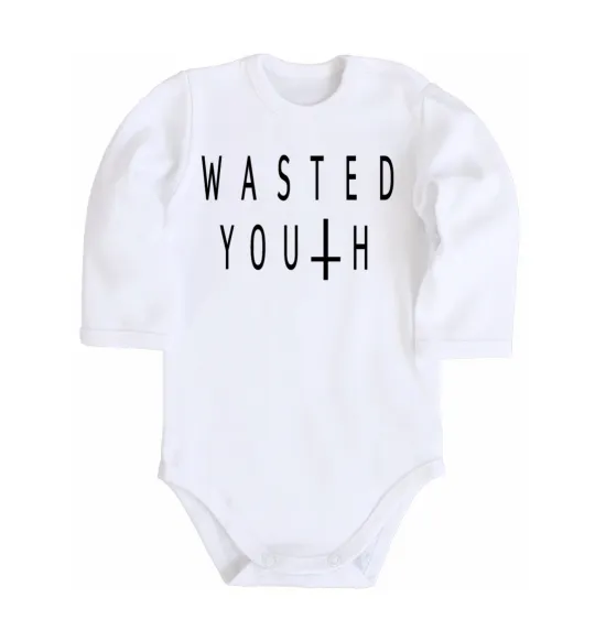 Детский боди Wasted Белый фото