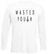 Лонгслив Wasted Белый Лонгслив Wasted Белый фото