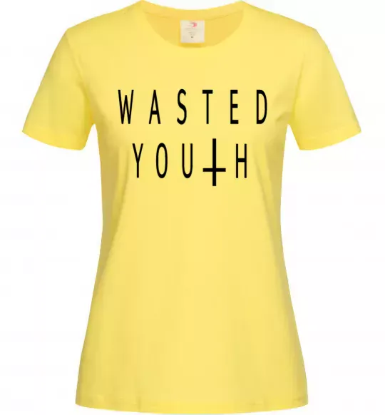 Женская футболка Wasted Лимонный фото
