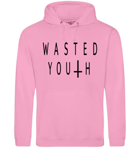 Женская толстовка (худи) Wasted Розовый фото