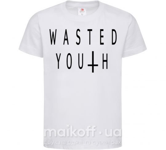 Детская футболка Wasted Белый фото