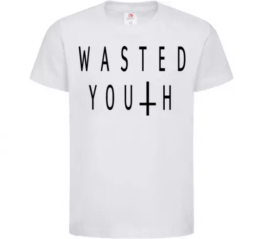 Детская футболка Wasted Белый фото
