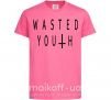 Дитяча футболка Wasted Яскраво-рожевий фото