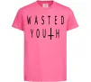 Детская футболка Wasted Ярко-розовый фото