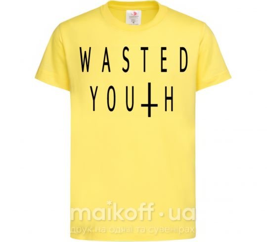 Дитяча футболка Wasted Лимонний фото