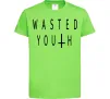 Детская футболка Wasted Лаймовый фото