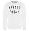 Свитшот Wasted Белый фото