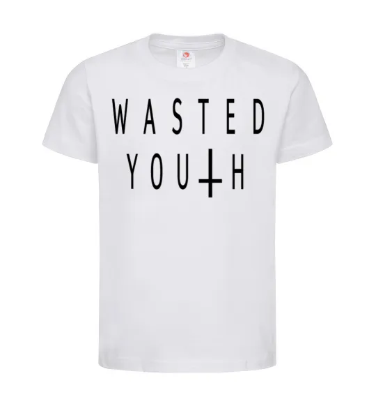 Детская футболка Wasted Белый фото