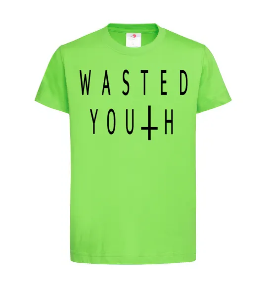 Детская футболка Wasted Лаймовый фото