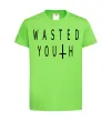 Детская футболка Wasted Лаймовый фото