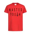 Детская футболка Wasted Красный фото