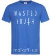 Мужская футболка Wasted Ярко-синий фото