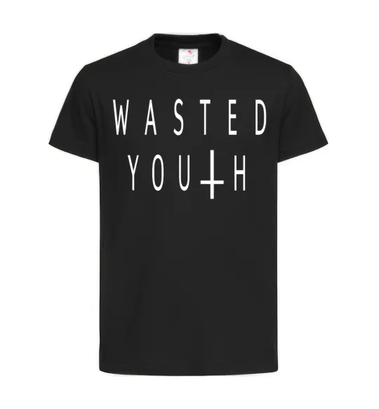 Детская футболка Wasted Черный фото