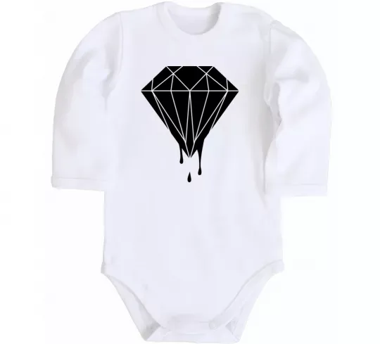 Детский боди Brilliant Белый фото