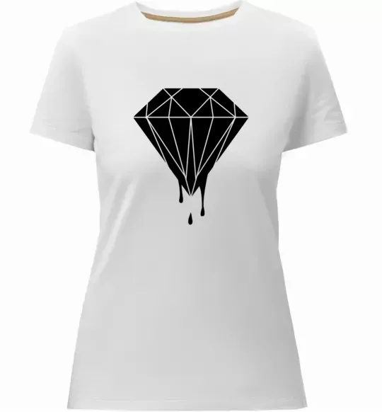 Женская премиум футболка Brilliant Белый фото