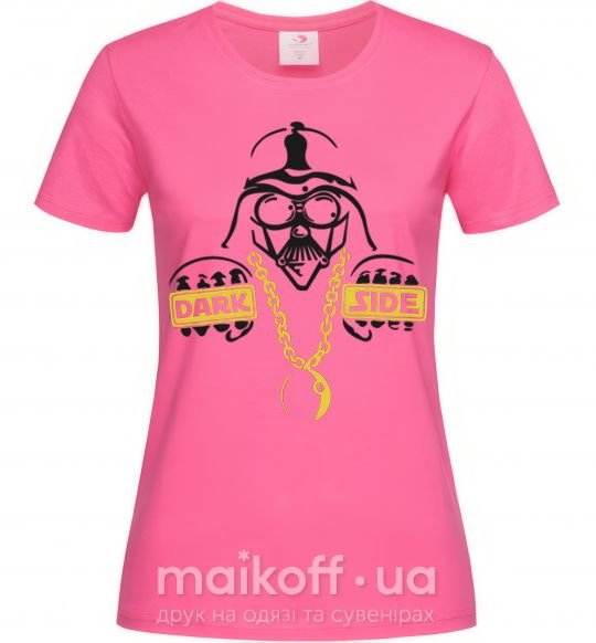 Жіноча футболка THE-DARK-SIDE-OF-SWAG Яскраво-рожевий фото