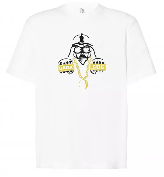 Футболка Оверсайз THE-DARK-SIDE-OF-SWAG Белый фото