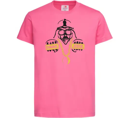 Детская футболка THE-DARK-SIDE-OF-SWAG Ярко-розовый фото