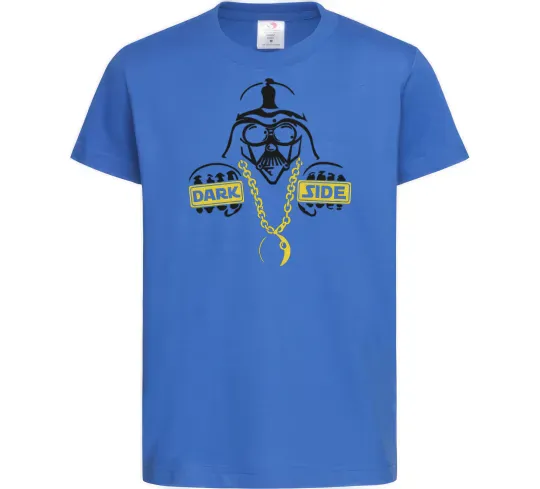 Детская футболка THE-DARK-SIDE-OF-SWAG Ярко-синий фото