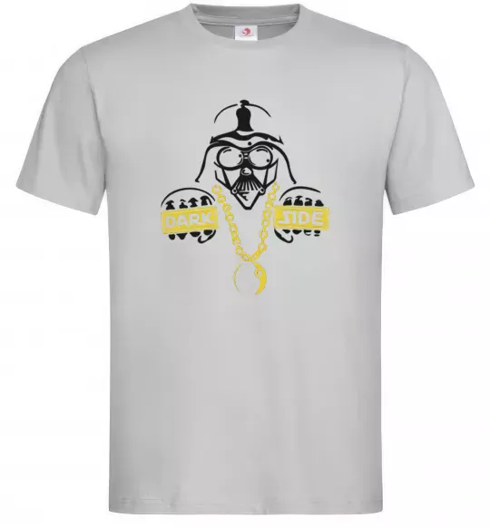 Мужская футболка THE-DARK-SIDE-OF-SWAG Серый фото