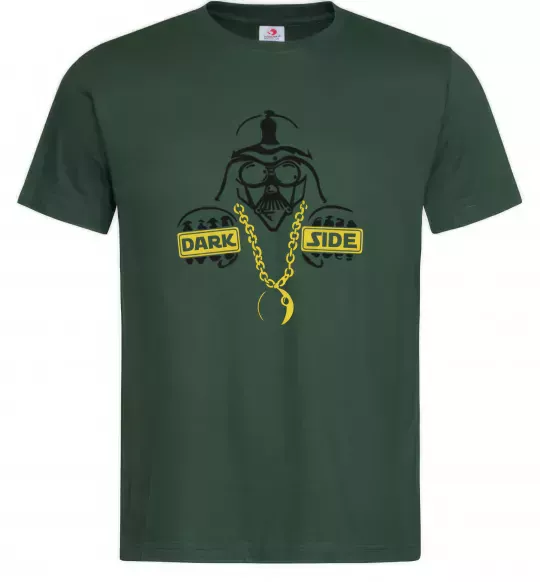 Мужская футболка THE-DARK-SIDE-OF-SWAG Темно-зеленый фото