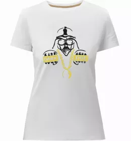 Жіноча преміум футболка SWAG girl with cigarette Чорний фото