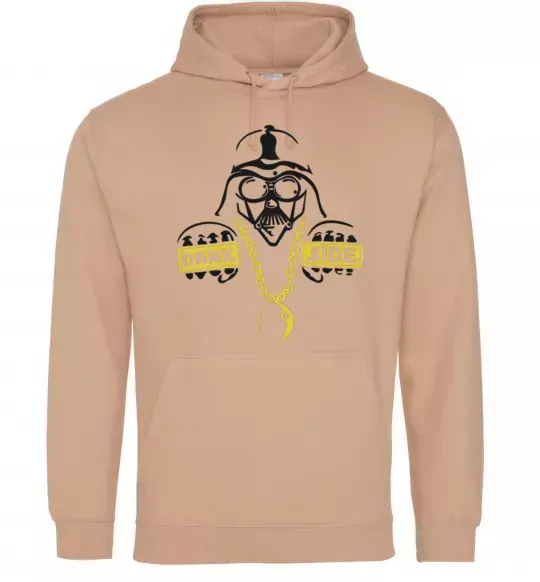 Мужская толстовка (худи) THE-DARK-SIDE-OF-SWAG Песочный фото