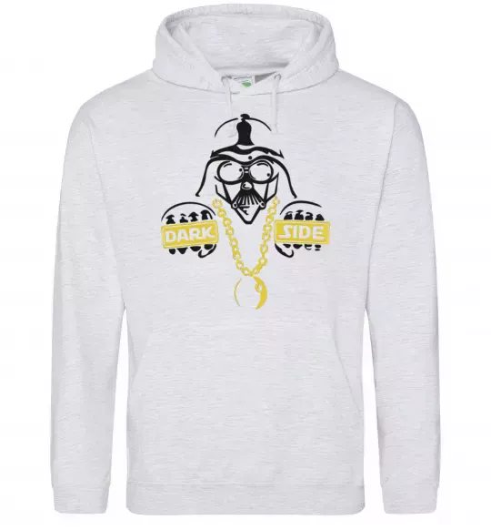 Женская толстовка (худи) THE-DARK-SIDE-OF-SWAG Серый меланж фото