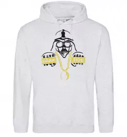 Женская толстовка (худи) THE-DARK-SIDE-OF-SWAG Серый меланж фото