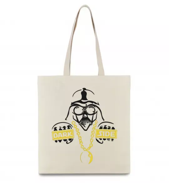 Эко-сумка THE-DARK-SIDE-OF-SWAG Бежевый фото