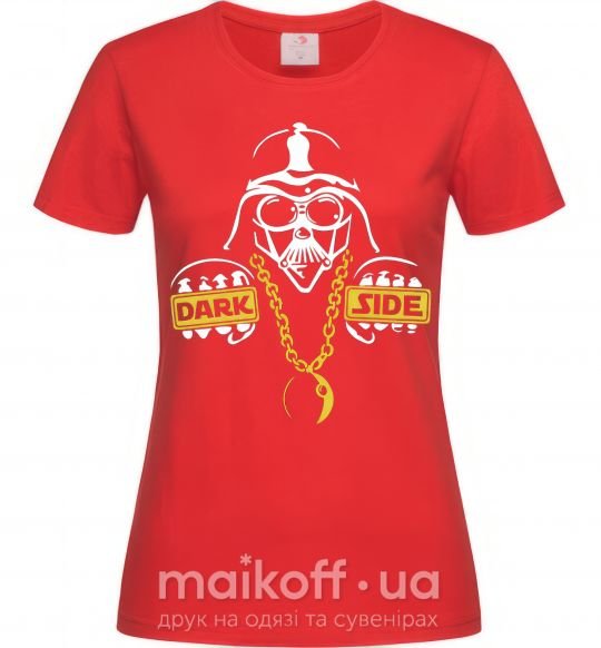 Женская футболка THE-DARK-SIDE-OF-SWAG Красный фото