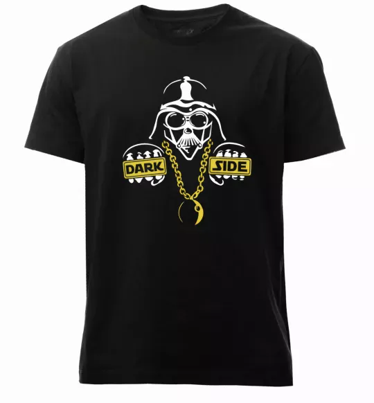 Мужская премиум футболка THE-DARK-SIDE-OF-SWAG Черный фото
