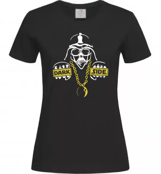 Жіноча футболка THE-DARK-SIDE-OF-SWAG Чорний фото