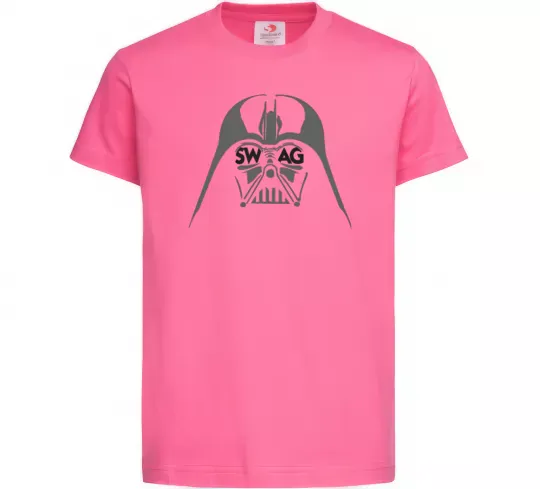 Дитяча футболка DARK SIDE SWAG Яскраво-рожевий фото