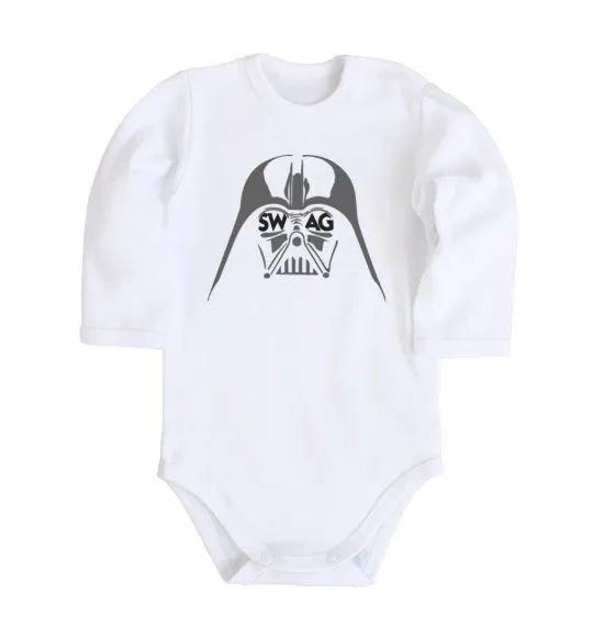 Дитячий бодік DARK SIDE SWAG Білий фото